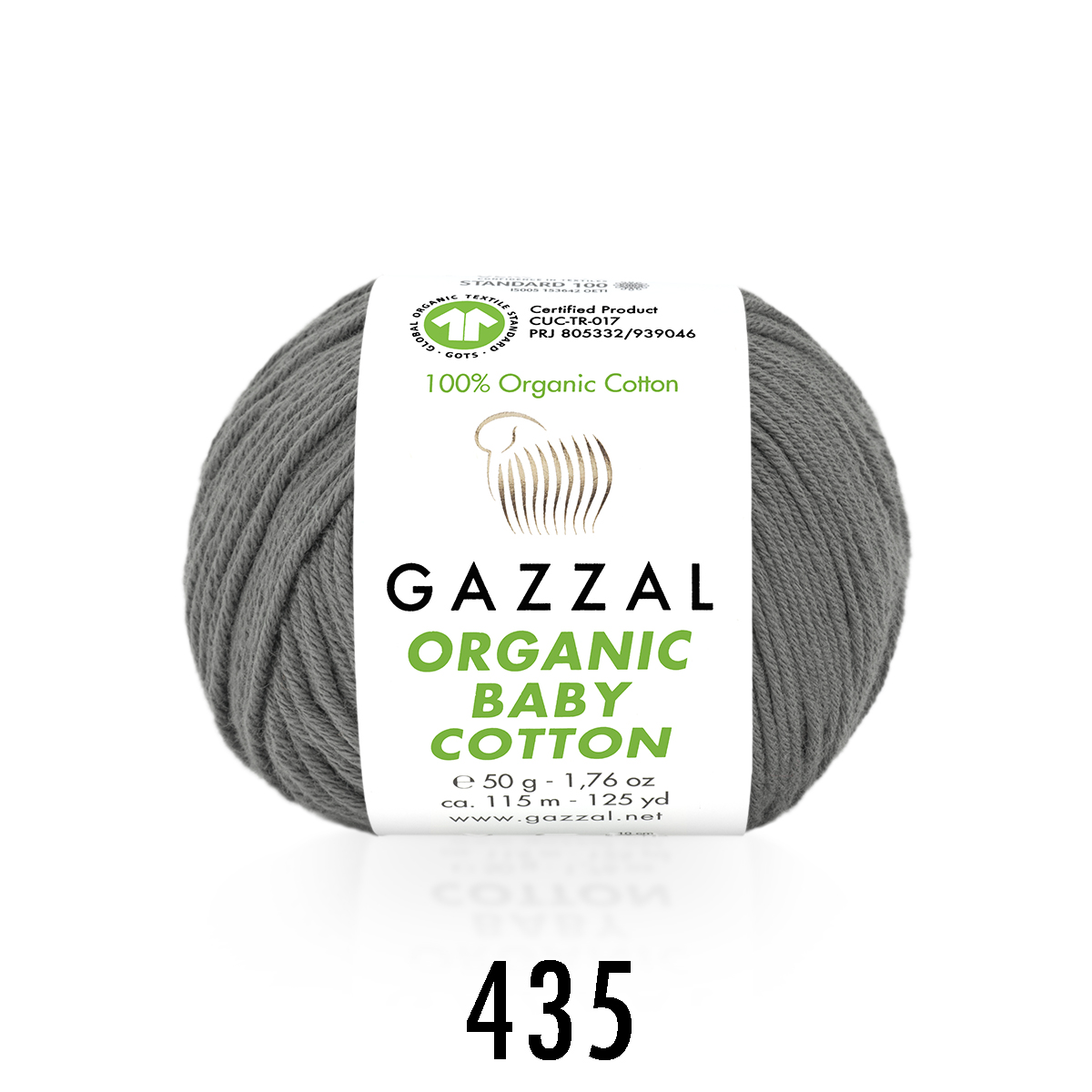 Gazzal Wolle Babywolle ORGANIC BABY COTTON 100%Baumwolle GOTS zertifiziert BIO 