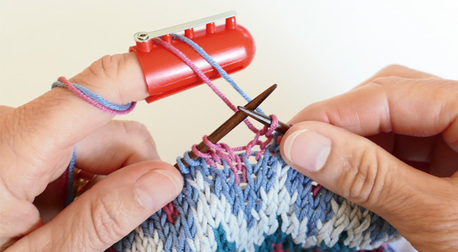Main knitter thimble web