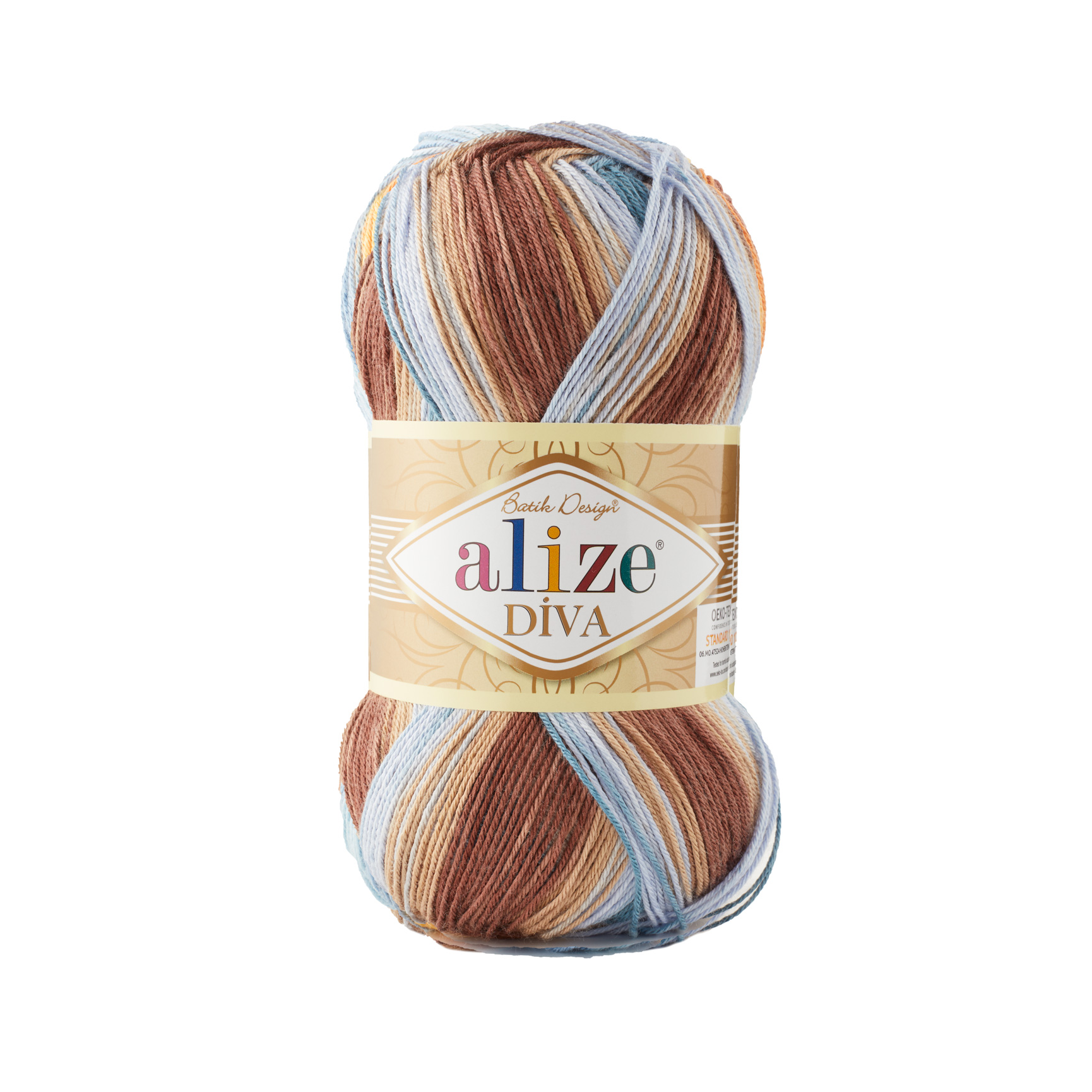 Alize Diva Batik Yarn, 100% Acrylic, 100 Grams, 350 Meters, Yarn Beach Bag,  Yarn Beach, Yarn Beginner, Yarn Beret, Yarn Bikini, Summer Yarn 