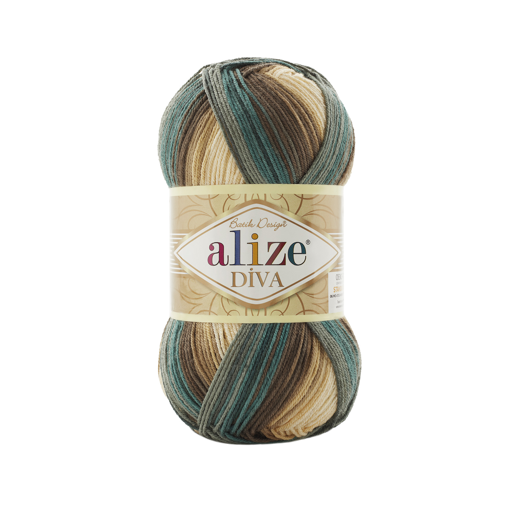 Alize Diva Batik Yarn 100% Acrylic 100 Grams 350 Meters 