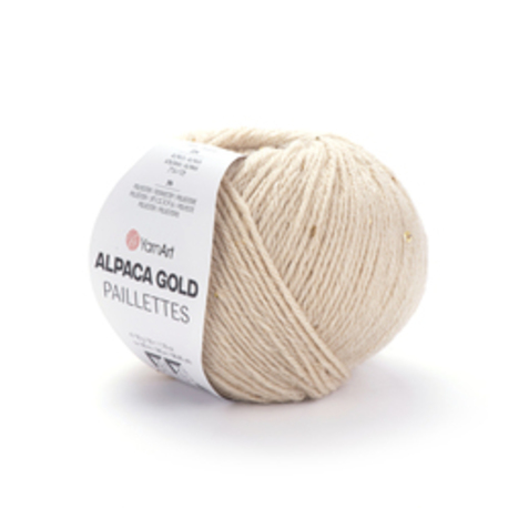 Main yarnart alpaca gold paillettes 9302
