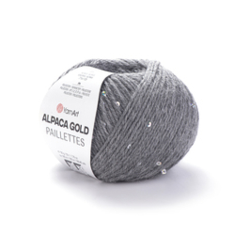 Main yarnart alpaca gold paillettes 9304