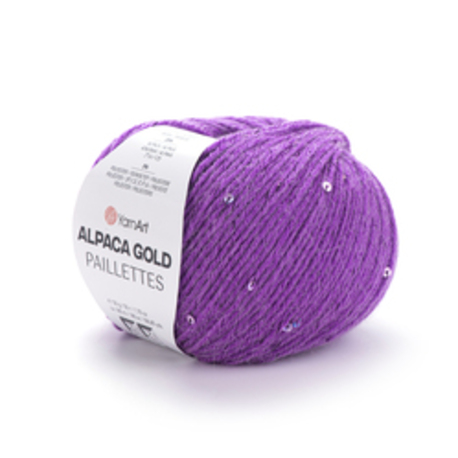 Main yarnart alpaca gold paillettes 9308