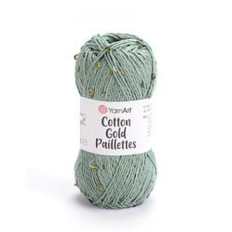 Main yarnart cotton gold paillettes 7113