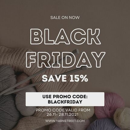 Large monochrome modern black friday sale instagram post