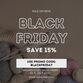 Thumbnail monochrome modern black friday sale instagram post