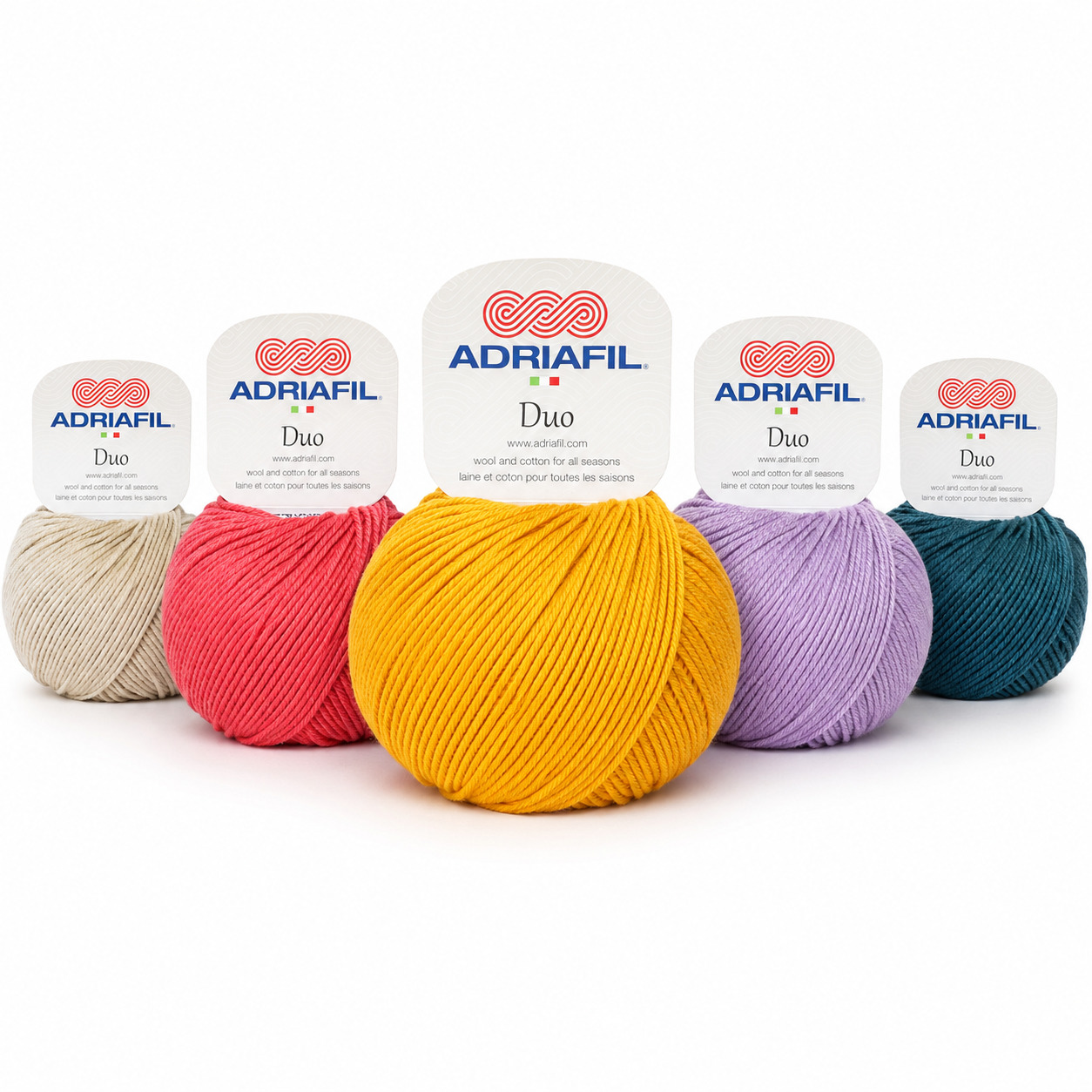ADRIAFIL COTTON WOOL YARN DUO ADRIAFIL DUO COMFORT - Image 1