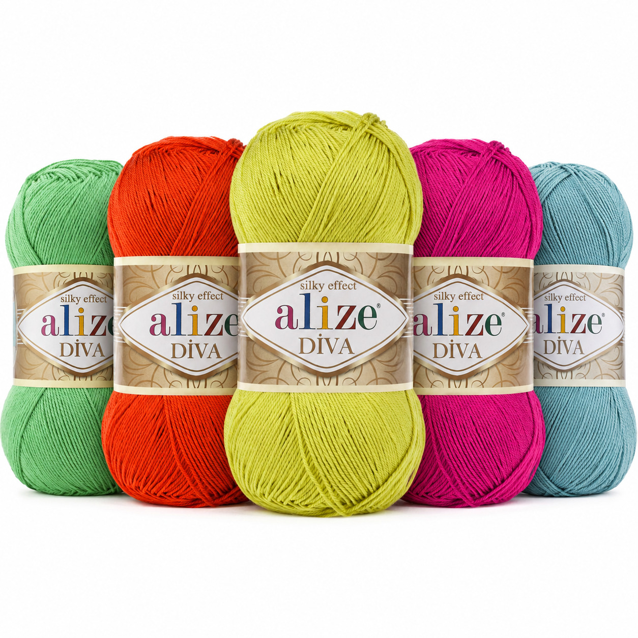 ALIZE YARN DIVA ALIZE DIVA - Silky acrylic yarn for summer - Image 1