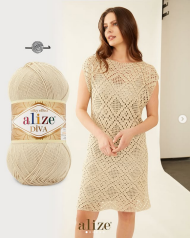 ALIZE DIVA - Silky acrylic yarn for summer - Image 3