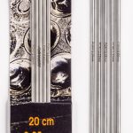 PONY STAINLESS STEEL DOUBLE POINTED NEEDLES ELAN 20CM