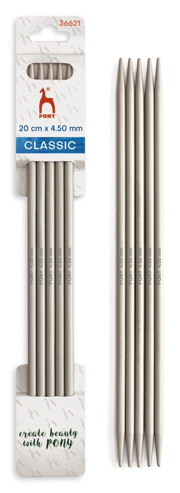 PONY CLASSIC DOUBLE POINTED NEEDLES