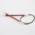 KnitPro Zing circular knitting needles colorful aluminum knitting needles with flexible cable
