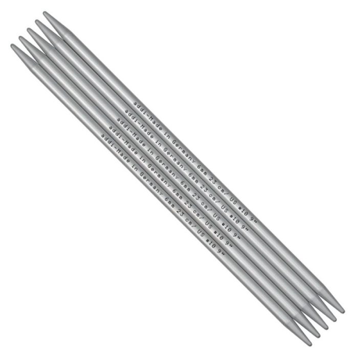ADDI aluminium DOUBLE POINTED needles | Yarnstreet