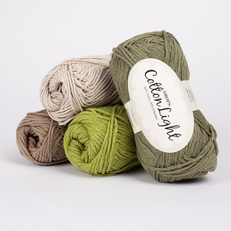 DROPS Cotton Light yarn skeins in various colors 100% cotton soft summer yarn Oeko-Tex certified