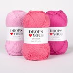 DROPS Loves You 7 cotton yarn ball 100 percent cotton yarn