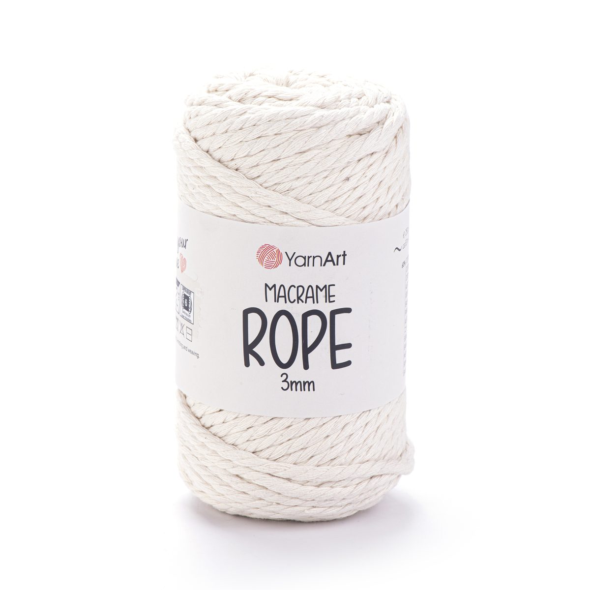 YARNART MACRAME ROPE 3MM | Yarnstreet