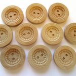 WOOD BUTTON 8008