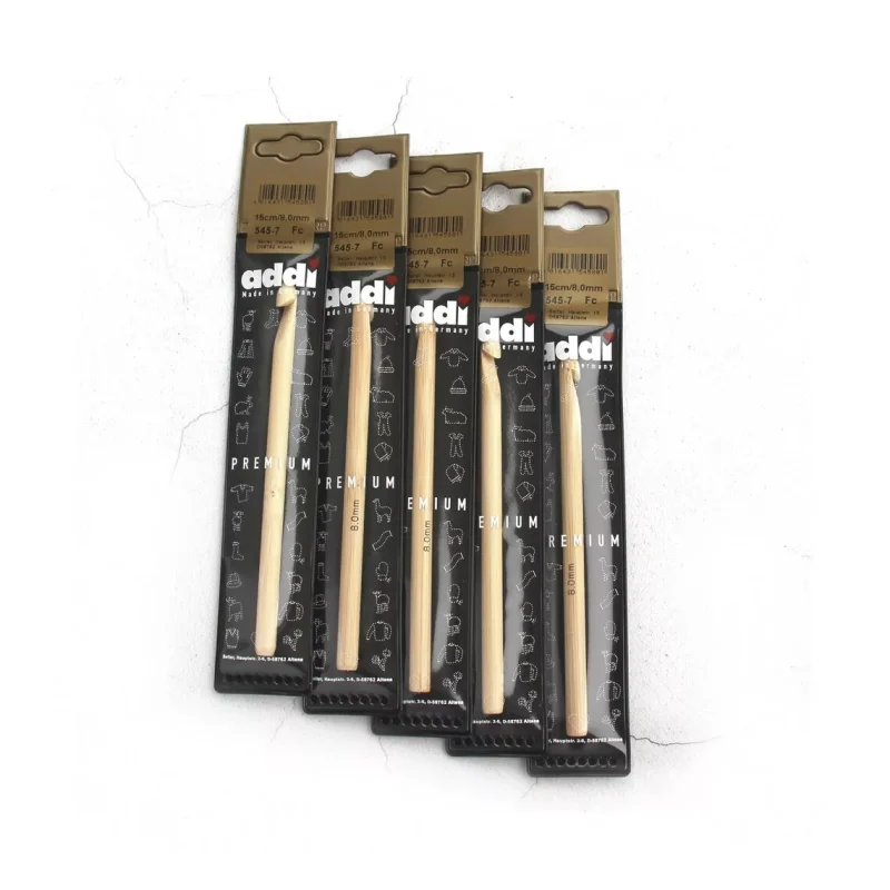 Addi bamboo crochet hook