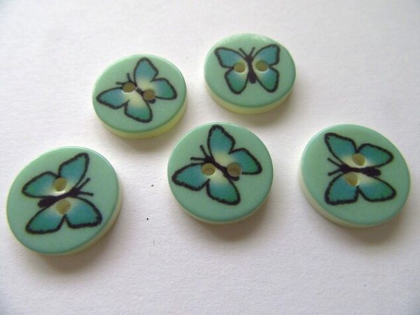 sea blue button 14mm product