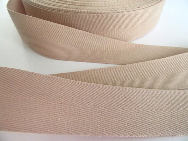 beige cotton ribbon 30mm product