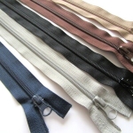 ZIPPERS WITH 2 SLIDERS 75CM