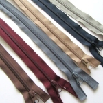 ZIPPERS WITH 2 SLIDERS 80CM