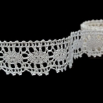 BLEACHED LINEN LACE 22MM 75294