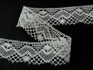 BLEACHED LINEN LACE 50MM 81294