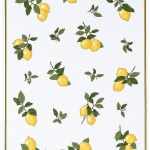 HALF LINEN TOWEL 50*70CM "LEMON"
