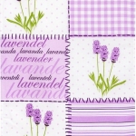 PUSLINA DVIELIS 50*70CM "LAVANDAS"