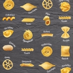 KITCHEN TOWEL DIGITAL PRINT 50*70CM PASTA