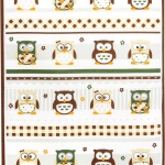 HALF LINEN TOWEL 50*70CM "OWLS"