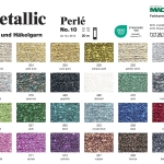MADEIRA MULINĒ AR METĀLIKU PERLE NR.10  9810