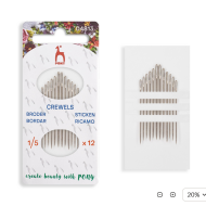 PONY CREWELS NEEDLES 1/5  04813