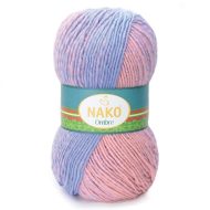 Nako Ombre gradient wool acrylic yarn 100g 190m knitting yarn