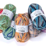 YarnArt Forza Yoga self striping sock yarn wool polyamide