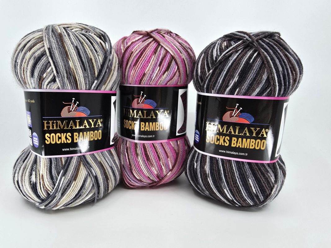 Himalaya socks bamboo yarn very soft and silky sock yarn