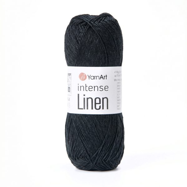 YarnArt Intense Linen summer yarn skein 4135, linen viscose blend lightweight yarn