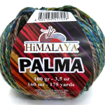 Himalaya Palma yarn – self-patterning merino blend yarn for knitting and crochet