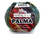 Himalaya Palma yarn – self-patterning merino blend yarn for knitting and crochet