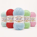 ALIZE COTTON BABY SOFT - mīksta kokvilnas dzija bērniem un amigurumi