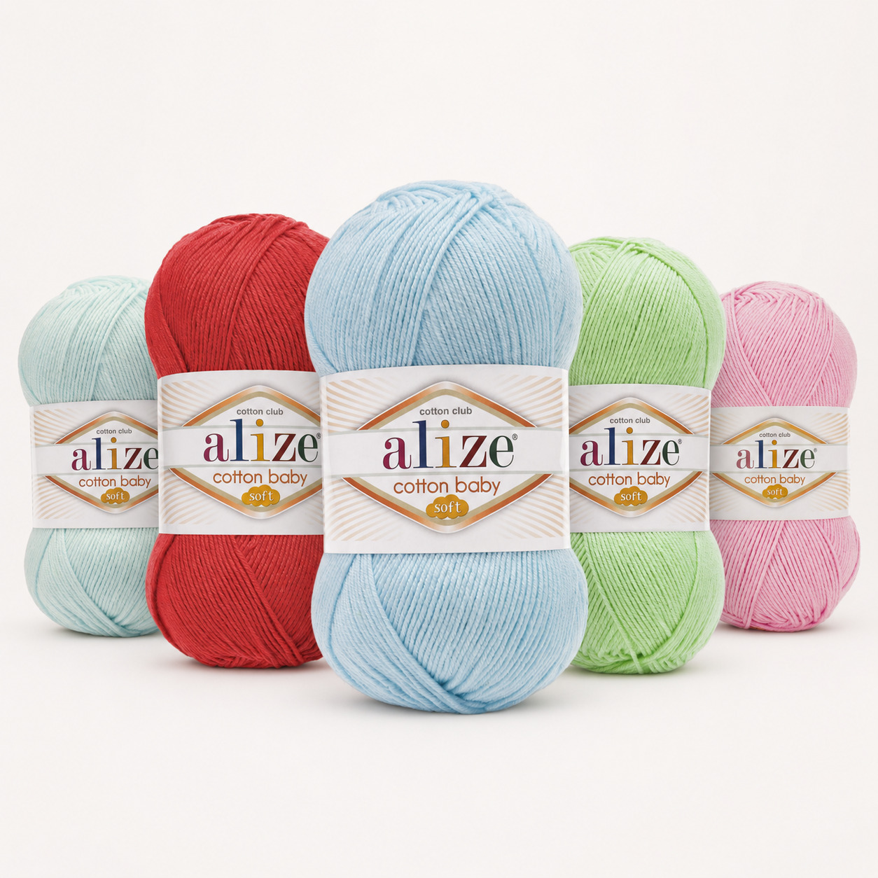 ALIZE COTTON BABY ALIZE COTTON BABY SOFT - mīksta kokvilnas dzija bērniem un amigurumi - Image 1