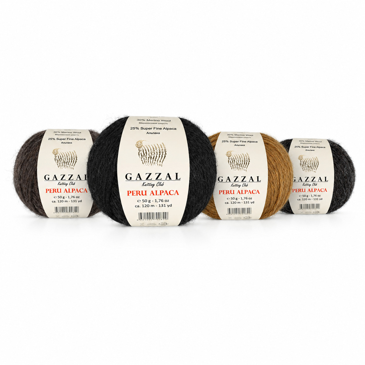 GAZZAL WOOL YARN PERU ALPACA GAZZAL PERU ALPACA - Image 1