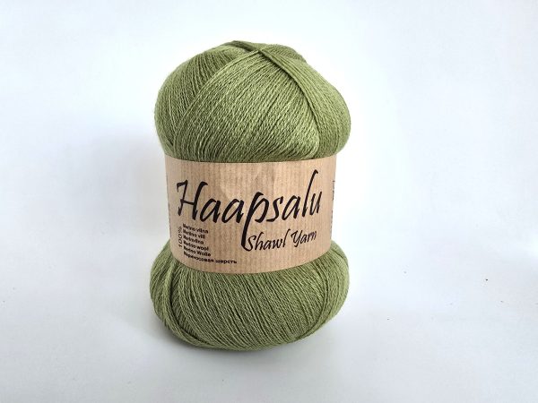 Midara Haapsalu shawl yarn skein, fine lace yarn for knitting delicate lace shawls, color 410