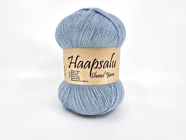 Midara Haapsalu shawl yarn skein, fine lace yarn for knitting delicate lace shawls, color 550