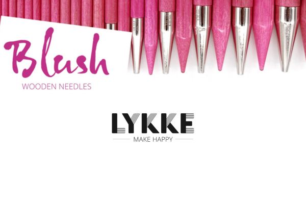 Lykke circular knitting needles, blush